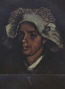 Vincent Van Gogh Head of a Peasant Woman with White Cap (nn04) painting